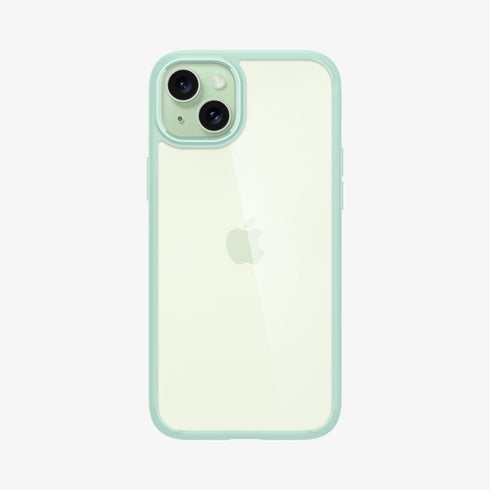 ACS07209 - iPhone 15 Series Ultra Hybrid Case in Natural Titanium showing the back